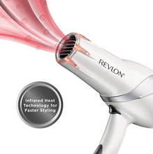 Load image into Gallery viewer, Revlon 1875W Infrared Hair Dryer with Hair Clips