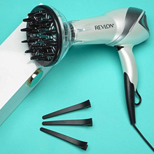Load image into Gallery viewer, Revlon 1875W Infrared Hair Dryer with Hair Clips
