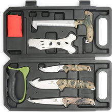 Load image into Gallery viewer, Mossy Oak Hunting Field Dressing Kit - Portable Butcher Game Processor Set (8-piece)