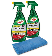 Load image into Gallery viewer, Turtle Wax 50834 1-Step Wax &amp; Dry-26 oz. Double Pack