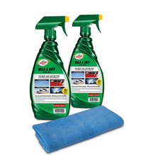 Load image into Gallery viewer, Turtle Wax 50834 1-Step Wax &amp; Dry-26 oz. Double Pack