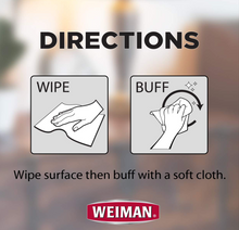 Load image into Gallery viewer, Weiman Leather Cleaner Wipes 2 Pack