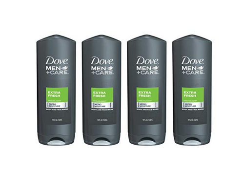 Dove Men+Care Body and Face Wash Extra Fresh 18 oz (4 Count)