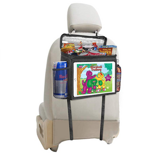 Insulated Car Seat Back Organizer + iPad and Tablet Holder