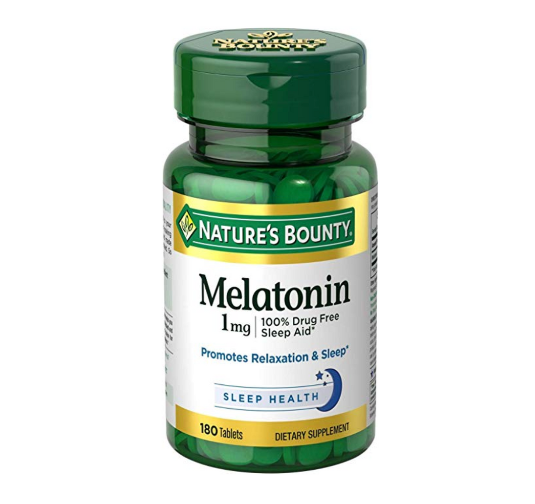 Nature's Bounty Melatonin 1 mg 180 Tablets