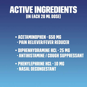 Mucinex Fast-Max Night Time Cold & Flu Liquid 6oz