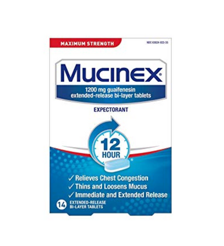 Chest Congestion Mucinex Maximum Strength 12 Hour ER 14 Count
