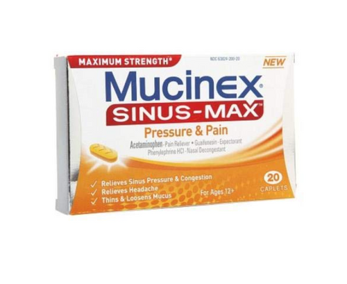 Mucinex Sinus-Max Maximum Strength 20 Count