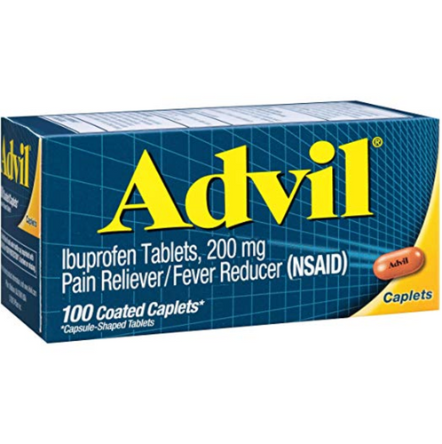 Advil Temporary Pain Reliever/Fever 200mg Ibuprofen 100 Count