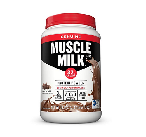 Muscle Milk Genuine Protein Powder Chocolate 32g Protein