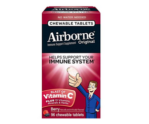 Vitamin C 1000mg Airborne Very Berry 96 Count