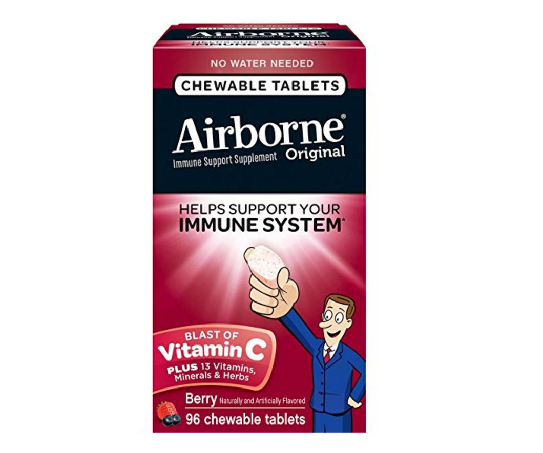 Vitamin C 1000mg Airborne Very Berry 96 Count