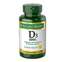 Load image into Gallery viewer, Nature&#39;s Bounty Vitamin D3 Pills &amp; Supplement 240 Count