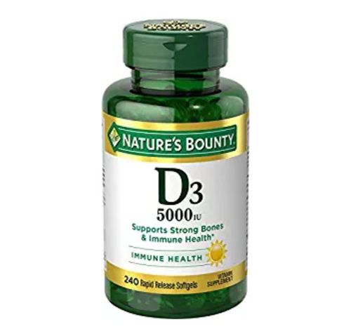 Nature's Bounty Vitamin D3 Pills & Supplement 240 Count