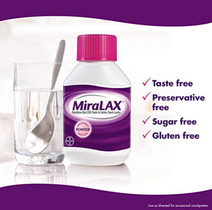 MiraLAX Laxative Powder for Gentle Constipation Relief 45 Dose