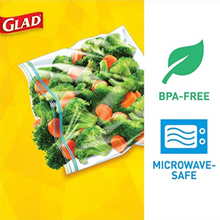 Load image into Gallery viewer, Glad Zipper Food Storage Sandwich Bags 100 Count