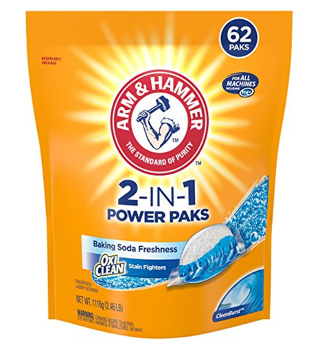 Arm & Hammer 2-in-1 Laundry Detergent 62 Piece