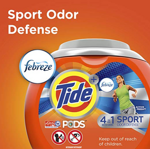 Tide PODS Plus Febreze Sport Odor Defense 54 Count